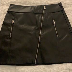 NWT- Zara Leather Skirt